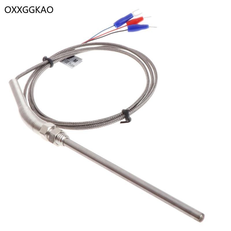 OXXGGKAO Professional Pt100 Thermocouple M8 สกรูความยาว 1 เมตร-หัว 5mmx100mm