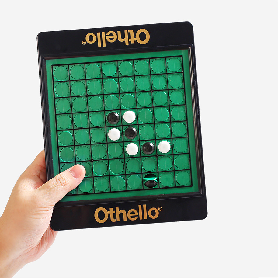 การหมุนขนาดใหญ่ Othello Family Edition Flip Chess Brain Burning Competition Chess Puzzle Go Camping 