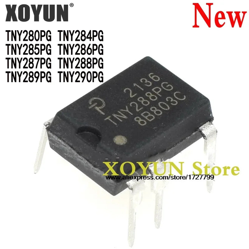 (5 ชิ้น) 100% ใหม่ TNY280PG TNY284PG TNY285PG TNY286PG TNY287PG TNY288PG TNY289PG TNY290PG DIP-7 ชิป