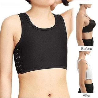เสื้อรัดหน้าอกไซส์ใหญ่พิเศษ พร้อมตัวล็อคแบบตีนตุ๊กแก สายรัดหน้าอกระบายอากาศได้ดี เสื้อรัดหน้าอกทรงทอมบอยกระชับมาก สไตล์ทอมบอย มีหัวเข็มขัดด้านข้าง บราแบบมีตะขอ MOLISA
