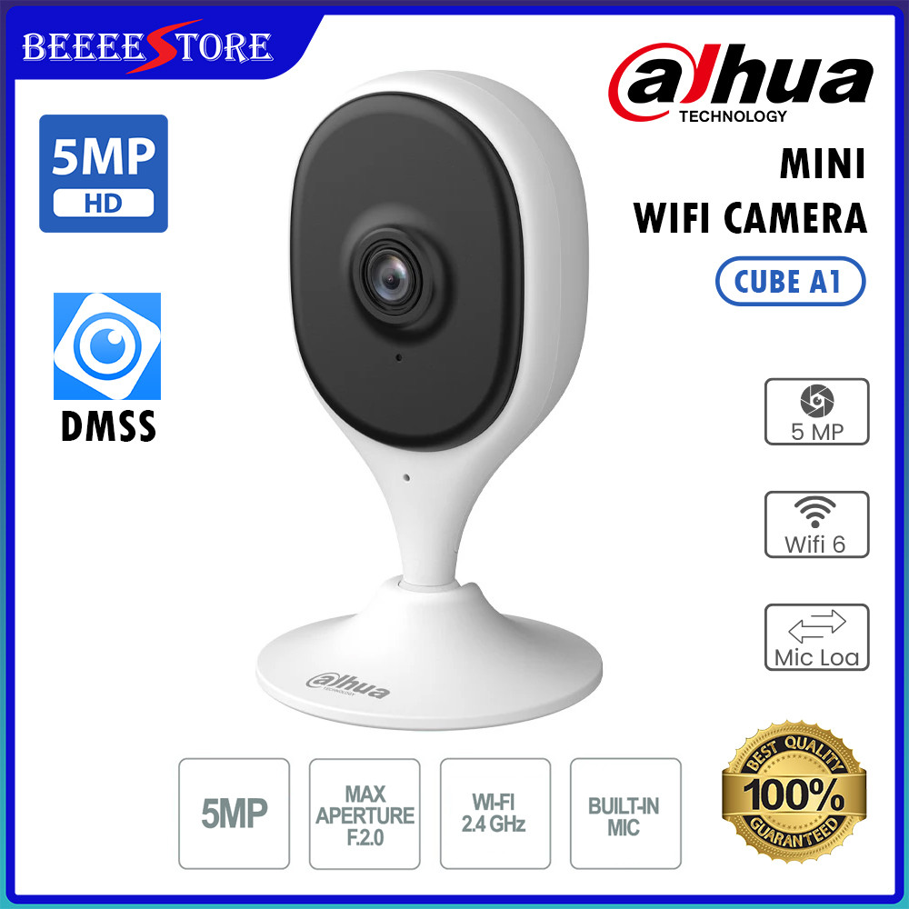 Dahua DH-C5A Cube A1 5MP Wi-Fi Cube กล้องในร่ม Fixed focal Wifi Cube IP