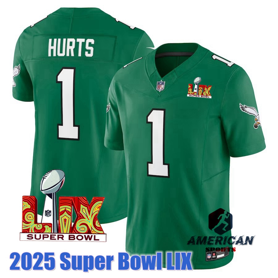 เสื้อลิมิตเต็ด NFL Philadelphia Eagles ของ Jalen Hurts ซีซั่น 2025