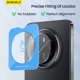 BKWHALE HD กล้อง Protector กระจกนิรภัยสําหรับ Huawei Mate80 Mate70 Mate60 Pro + Nova14 Nova13 Nova12 Ultra Honor 200 300 Magic7 Pro เต็มหน้าจอครอบคลุมเลนส์ใสฟิล์มป้องกัน