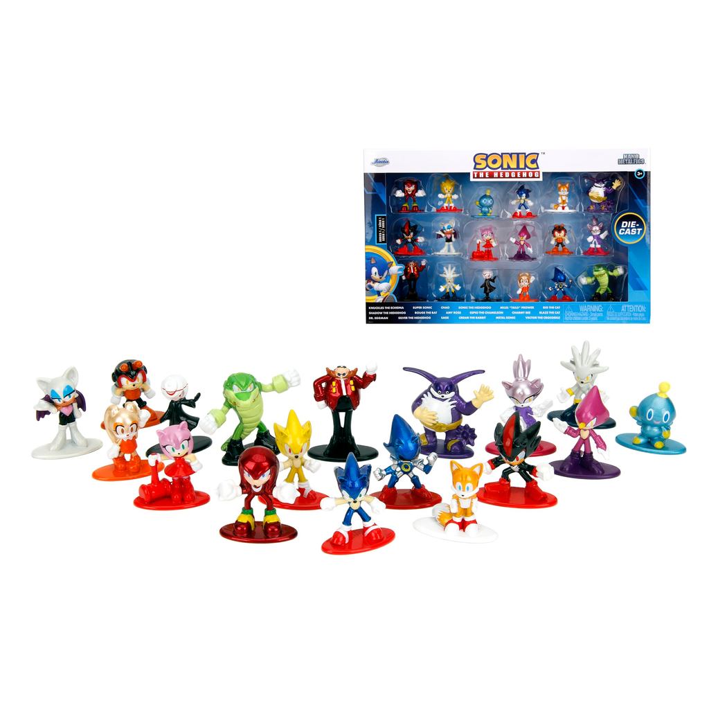 Jada Sonic the Hedgehog 165 18 แพ็คDiecast Figuresของเล่นสำหรับเด็กและผู้ใหญ่แบรนด์ใหม่Legitและผลิตภ