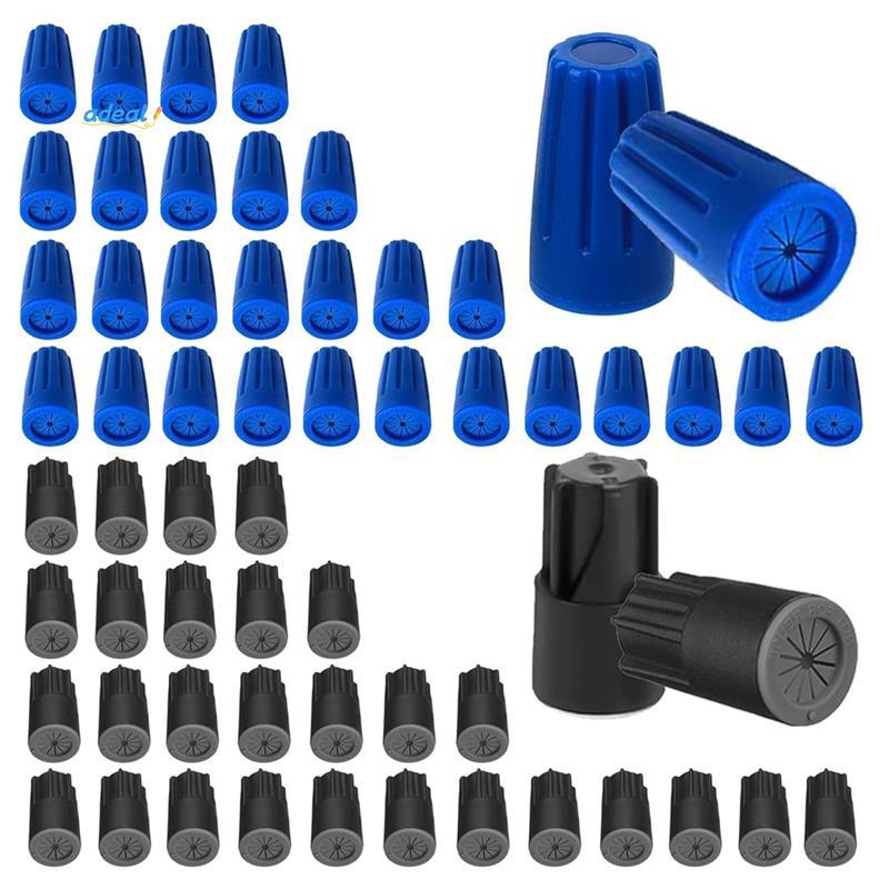 60PCS กันน้ํากลางแจ้งขั้วต่อสายไฟสาย Terminal Connector ไฟฟ้า Sealant Twist Nuts Caps เจล 22AWG-12AW