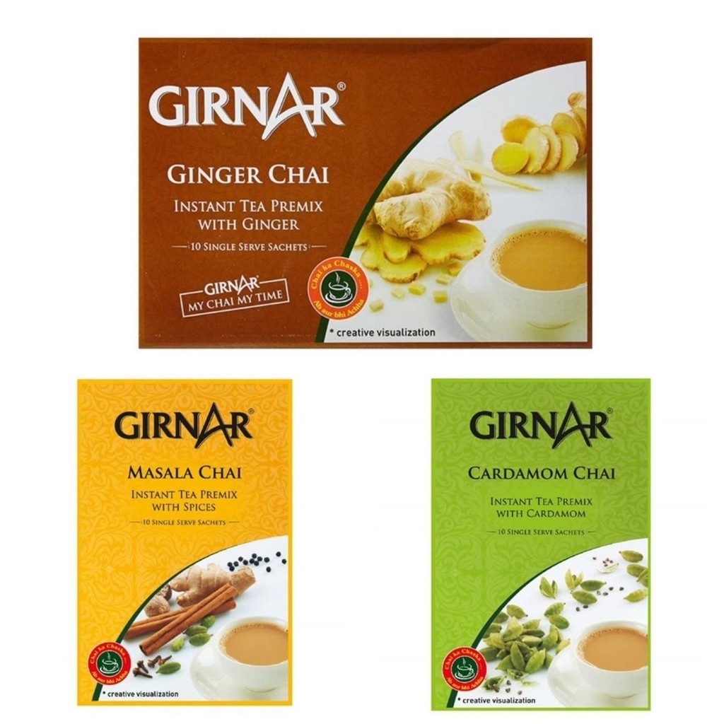 INDIAN FOOD MEIMER GIRNAR MASALA CHAI TEA ลักษณะอย่างรวดเร็วชา 140g11025