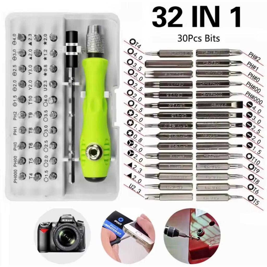 ชุดไขควง 115 ใน 1 /32 in 1/24 in 1 ไขควงซ่อมมือถือ ไขควงNotebook ไขควงเอนกประสงค์ เหมาะกับช่าง และสา