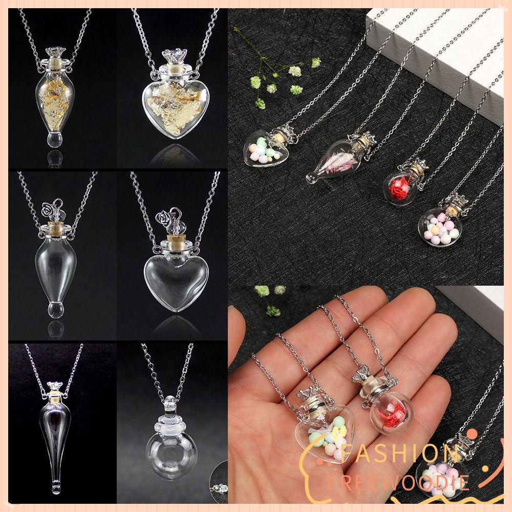 FREEWOODIE น้ําหอม Vial สร้อยคอ Crown Cap Goldleaf ของขวัญเปิด Memorial Jewellery