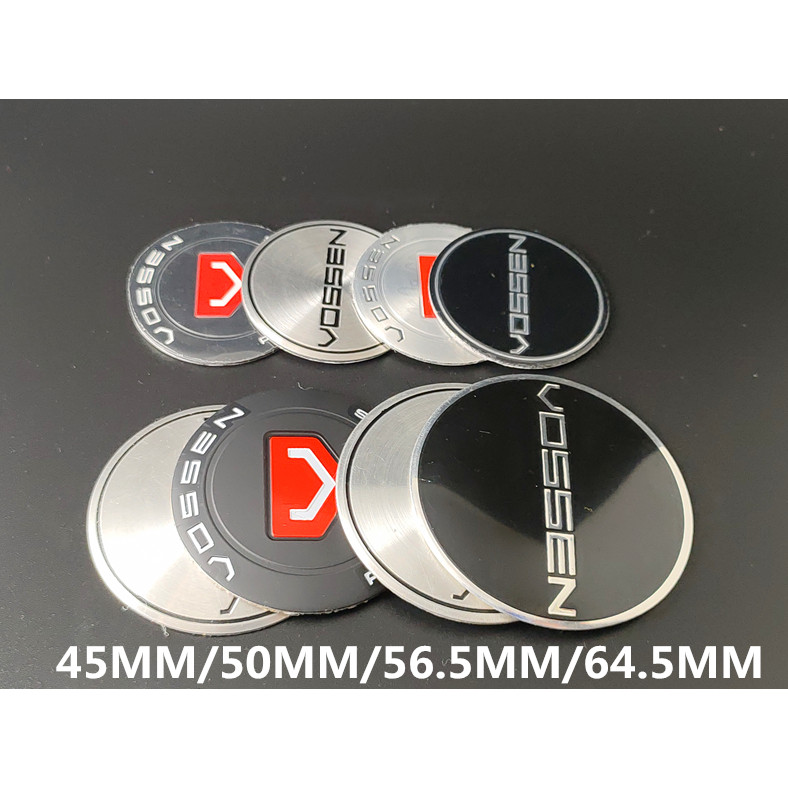 ดัดแปลง 45MM56MM65MM68mm VOSSEN Hub Label VOSSEN Hub Sticker Car Hub Cover Center Cover Sticker