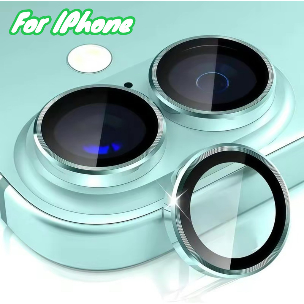 ฟิล์มกล้องวงแหวนขอบโลหะ For iphone 17 17Pro 17ProMax 16 16Pro 16Plus 16ProMax 15Pro 15Promax 14Pro 14Promax กันกระแทก