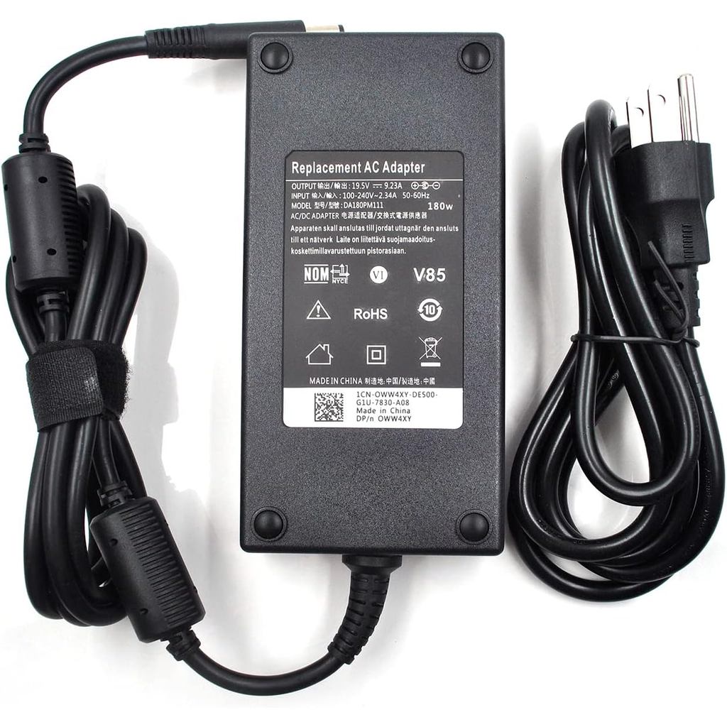 180W 19.5V 9.23A AC Charger สําหรับ Dell G7 G5 Precision 7510 7520 7530 7540 แล็ปท็อปอะแดปเตอร์ชาร์จ