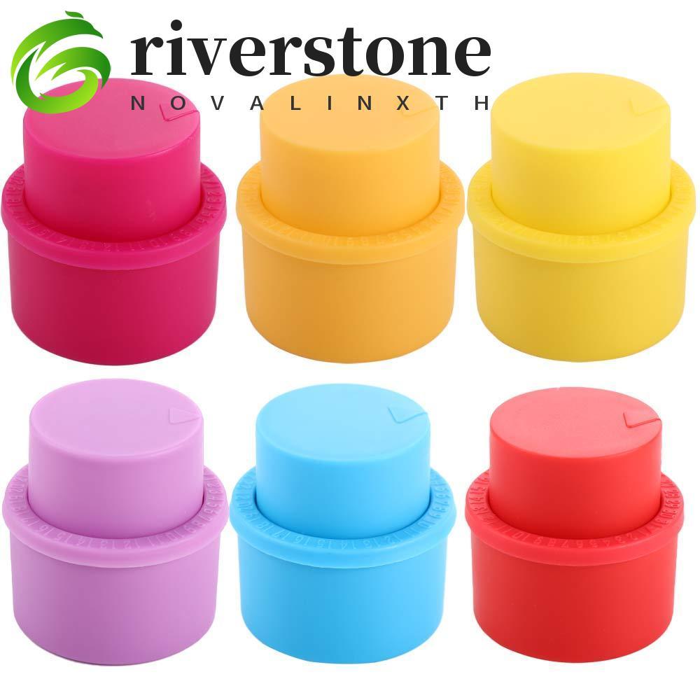 RIVERSTONE Stopper Push Type Fresh Keeping Bottle Pump Caps Sealer Soda Fizzy Drink Saver Lid