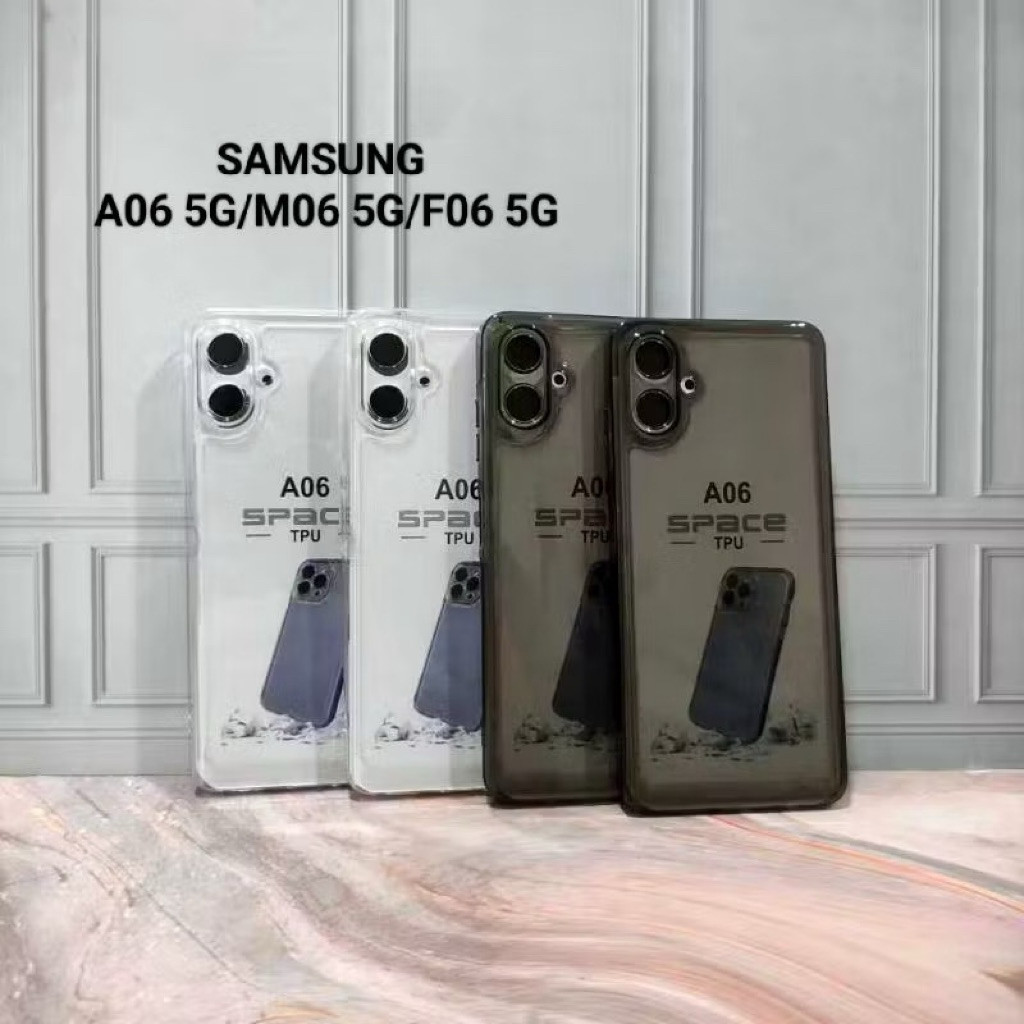 เคสซิลิโคน/ใส Samsung A06 5G/M06 5G/F06 5G Softcase Space Black Tpu โปร่งใส