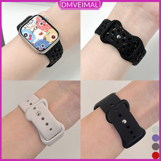 สายซิลิโคนอ่อน สายยางเปลี่ยน for Smartwatch IWatch Ultra SE 3 2 Series 11 10 9 8 7 49 46 45 44 42 41 38 มม. สายรัดข้อมือ