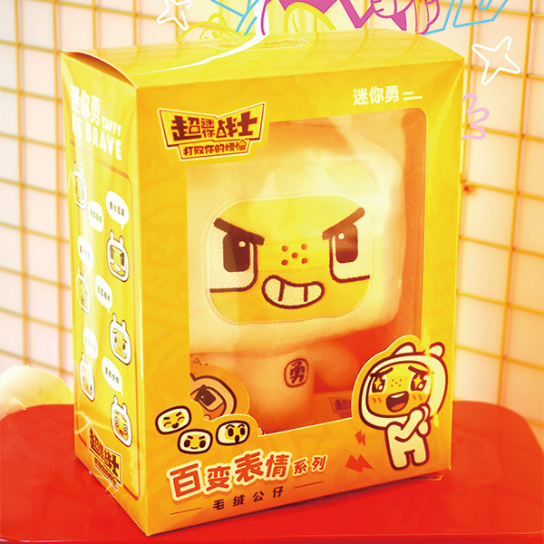 Influencer Emoticon หมอน Super Mini Warrior Mini Brave ตลก Q น่ารักหลากหลาย Emoticon ตุ๊กตาตุ๊กตาตุ๊