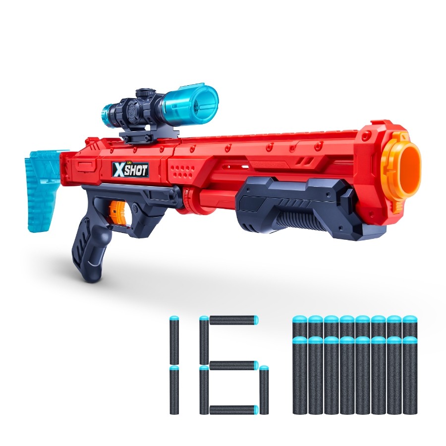 X-Shot เอ็กช็อต เอ็กเซล ฮอคอาย บาสเตอร์ 16 นัด *Only At Toys R Us* (#930692)