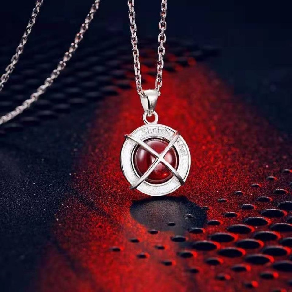 动动自动动动动动井一 สร้อยคอสร้อยคอสร้อยคอสร้อยคอสร้อยคอสร้อยคอสร้อยคอ时尚银吊จี้链动漫礼物ภาพเคลื่อนไหวอุปกรณ์ต่อพ่วงส