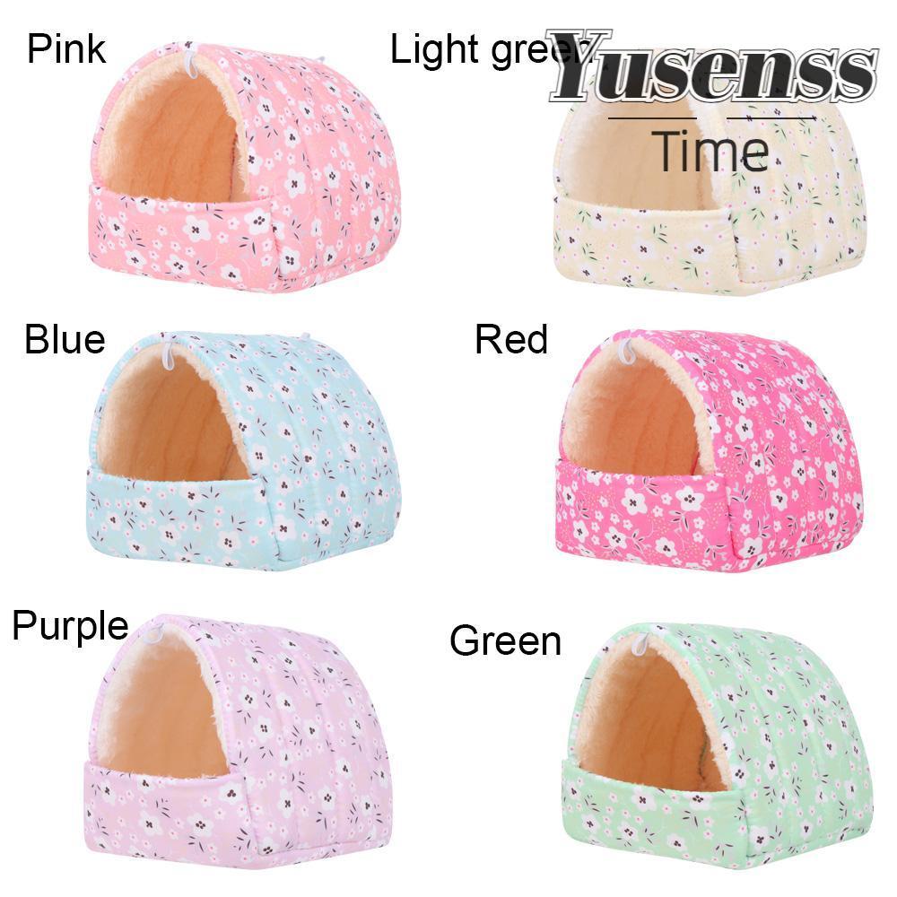 YUSEN Hamster House Soft Mini Cage Winter Rabbit Squirrel Warm Mat