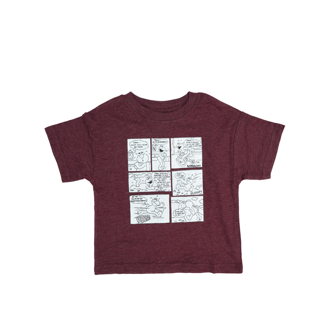 SESAME B S/S TOP (STT0825-20006) - MAROON