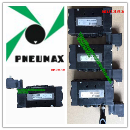 ใหม่มาถึงตัวแทนอิตาลี PNEUMAX ใหม่มาถึงอุปกรณ์ไม้ Boutique Solenoid วาล์ว 2615.52.00.3906 3XDP 7b7