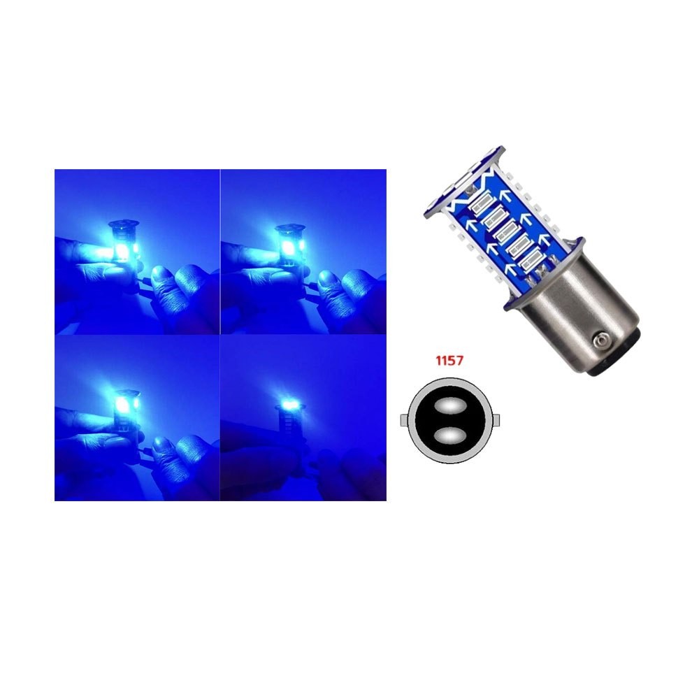 หลอดไฟเบรกท้าย LED ไฟ ไฟเบรคกระพริบ ไฟท้ายเบรคกระพริบ หลอดไฟท้าย รถจักรยานยนต์ รถยนต์ (xx115) - รูปที่ 2