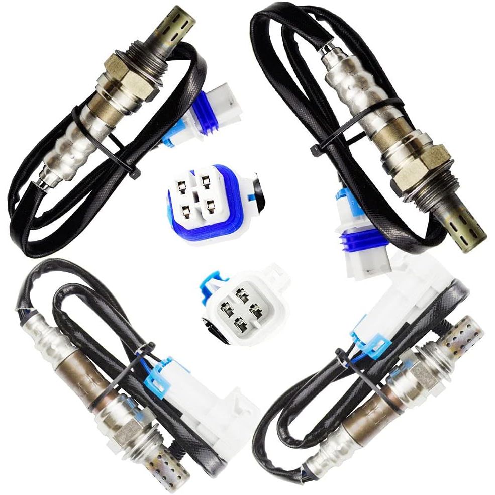 4X Oxygen O2 Sensor for 2008 2009 2010 2011 2012 2013 GMC Sierra 1500 4.8L/5.3L/6.0L/6.2L Upstream +