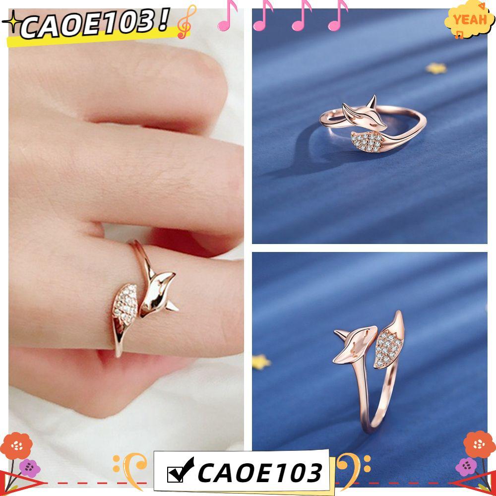 CAOE Bohemian Retro สัตว์คริสตัล Micro สำหรับผู้หญิงและผู้ชาย สไตล์ Gothic สร้างสรรค์