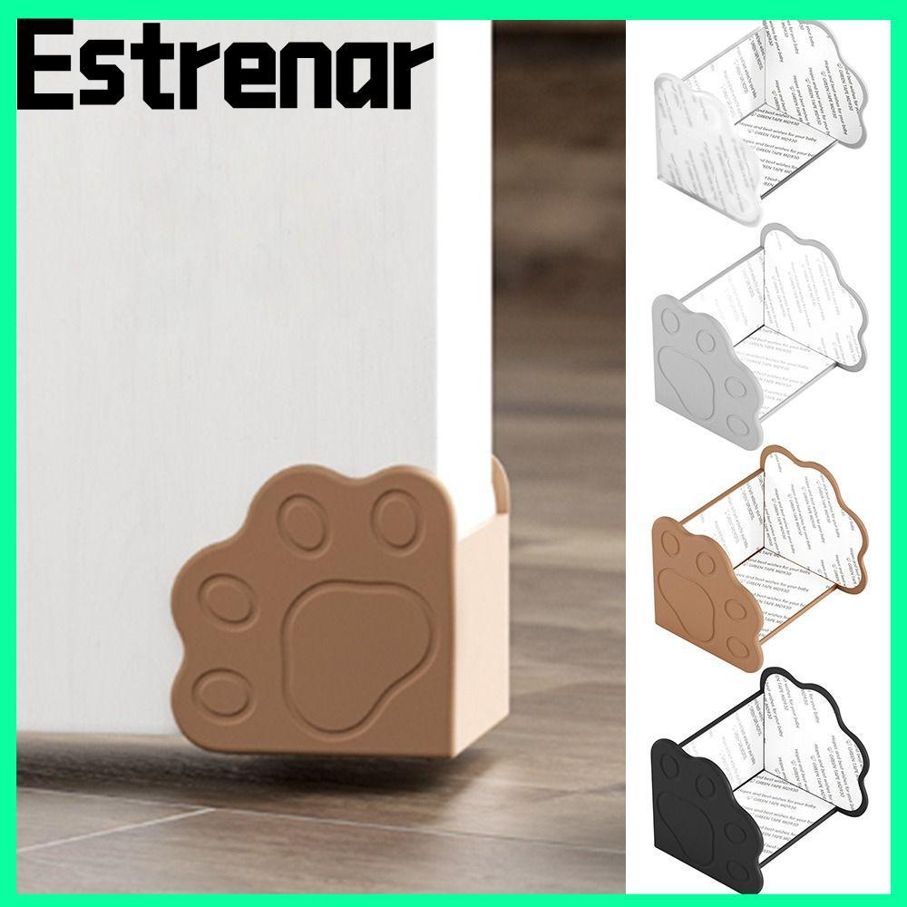ESTRENAR Sharp Corner Protective , Anti-collision Elastic Door Frame Corner Protection, Portable Sil