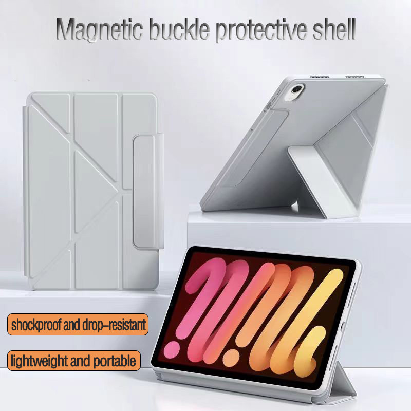 แกนY หัวเข็มขัดแม่เหล็ก เคสฝาพับ for Galaxy Tab S9 S7 S8 S6lite S10+ A9 A11 A9+ A11+ S9FE+ A8 S10fe S8+ S9+ S7+ A7lite