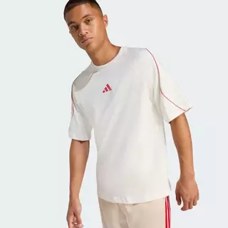 adidas ไลฟ์สไตล์ เสื้อยืด STADIUM ผู้ชาย สีขาว KC0428