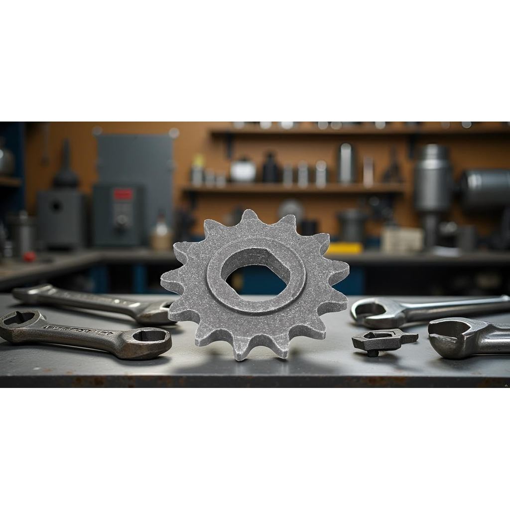 Alomejor Motor Sprocket 25H 13T Metal Electric Scooter Motor Engine Sprocket Chain Wheel for MY1020 