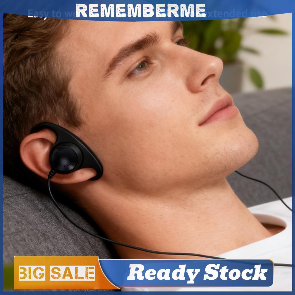 2 ชิ้น 2 ขา D-Shaped Walkie Talkie หูฟังสําหรับ BaoFeng BTECH Kenwood Walkie Talk