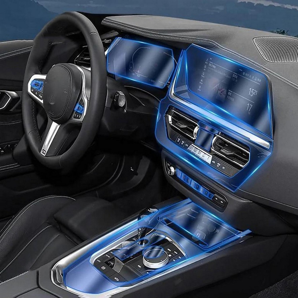 รถ GPS นําทางเครื่องมือป้องกัน LCD TPU ป้องกันหน้าจอ Anti-Scratch ฟิล์ม FittingFor BMW G29 Z4 25i M4