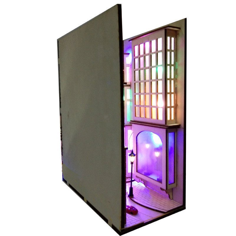 Diagonal Alley City Nordic ชั้นวางหนังสือ Bookends งานฝีมือ Bookends Prosperous Diagonal Alley ตกแต่