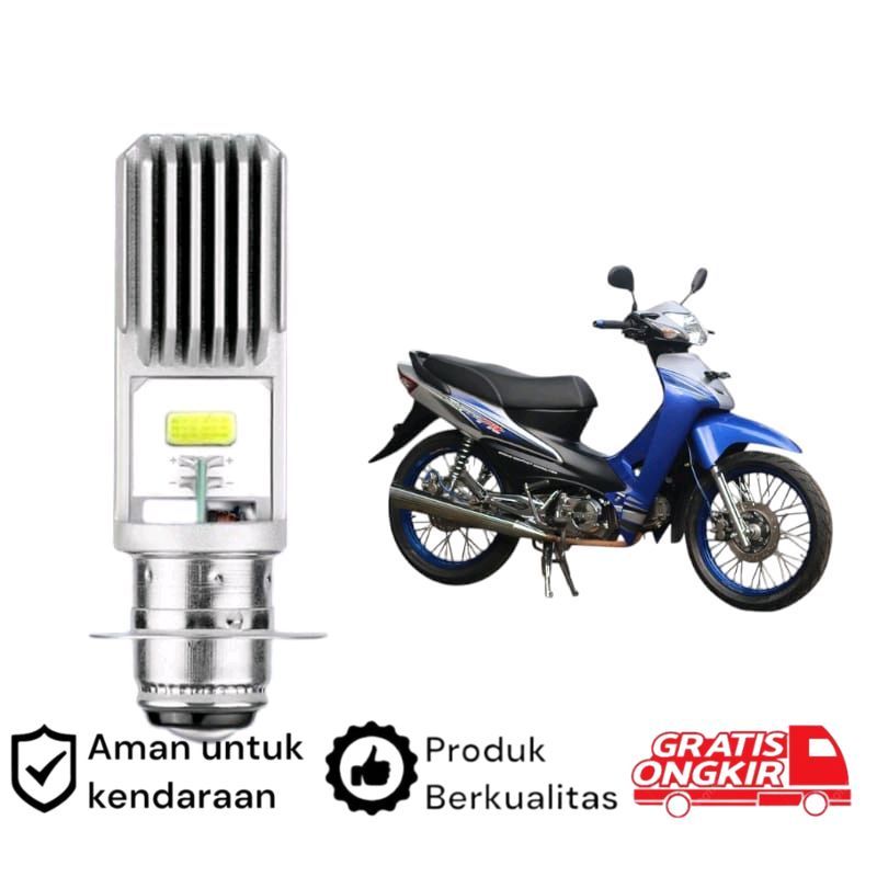 ไฟหน้า LED H6 COB 1 ชิ้นสําหรับรถมอเตอร์ไซค์ Honda Supra Fit Koko