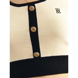 [Pomelo] เสื้อสายเดี่ยวดีเทลโลโก้ / Logo Hardware Tank Top