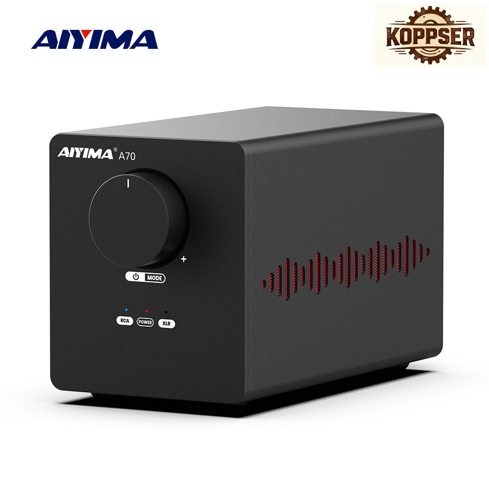 Local AIYIMA A70 Balanced Stereo Amplifier 300W×2 Class D TPA3255 2.0 Channel Amp with PDF/XLR/ RCA 