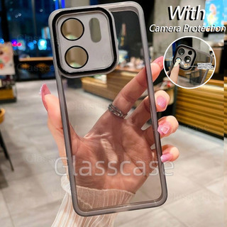 Oppo A6x 2025 สําหรับ OPPO A6x A6t A6s A6Pro A6tPro OPPOA6 x Pro OPPOA6Pro 4G 5G แฟชั่นคู่นุ่มเคสโทรศัพท์กันกระแทก Came เลนส์ป้องกันสไตล์เรียบง่ายปลอกปกหลัง