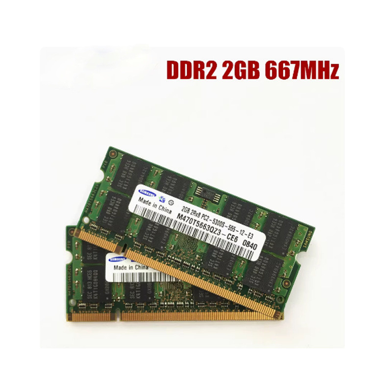 2G DDR2 667 800 PC2 5300S 6400S แถบหน่วยความจําโน้ตบุ๊ค T4AZ