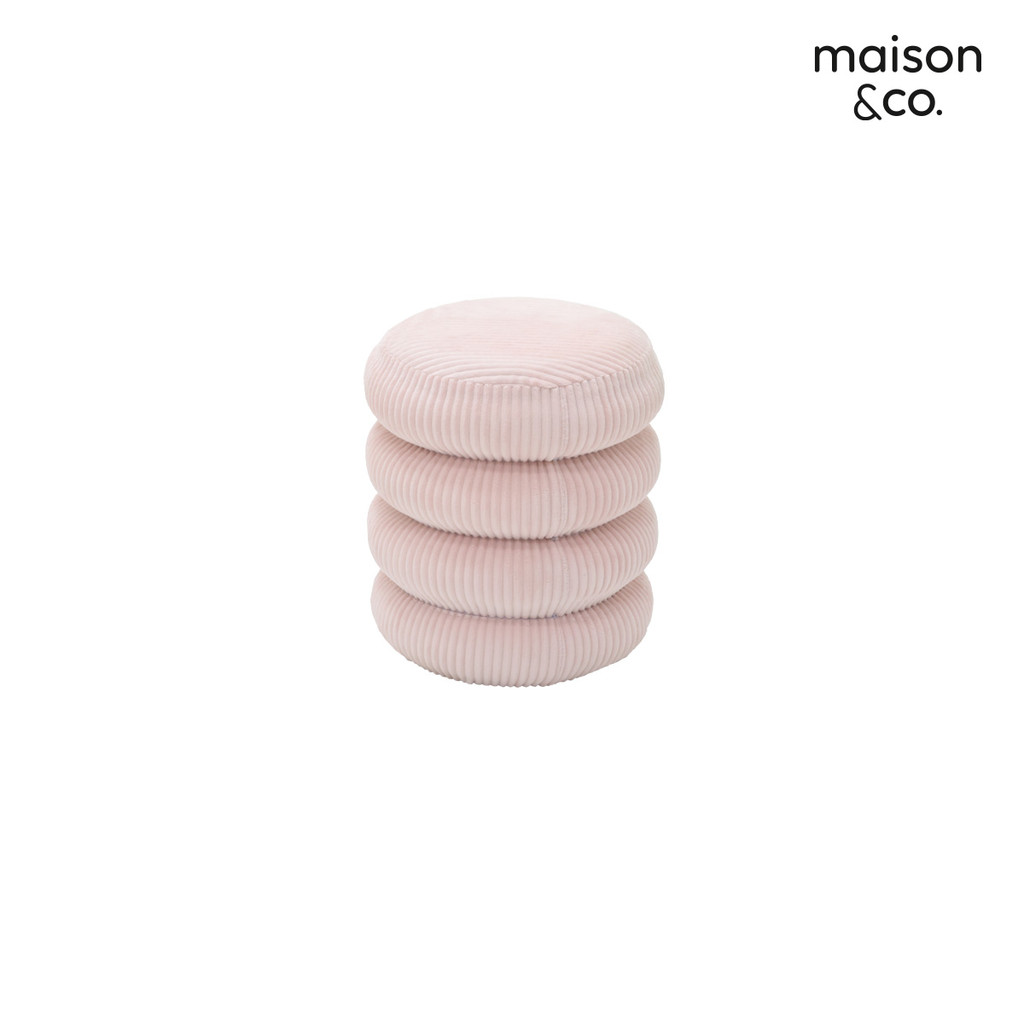 SB Design Square สตูล รุ่น Haze สีชมพู (38x38x43 ซม.) แบรนด์ MAISON&CO.
