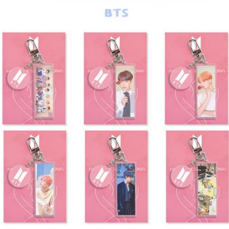 KPOP GOT7 สองครั้งแฟชั่นพวงกุญแจ J-HOPE JIMIN พวงกุญแจ JIN JISOO จี้ JUNGKOOK LISA พวงกุญแจ RM SUGA 