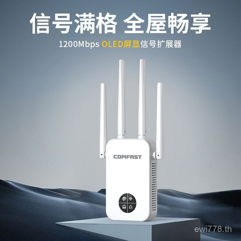 Repeater Gigabit Wireless CF-WR762AC COMFAST 1200M Wireless Dual Band Screen Display Extender wifi U