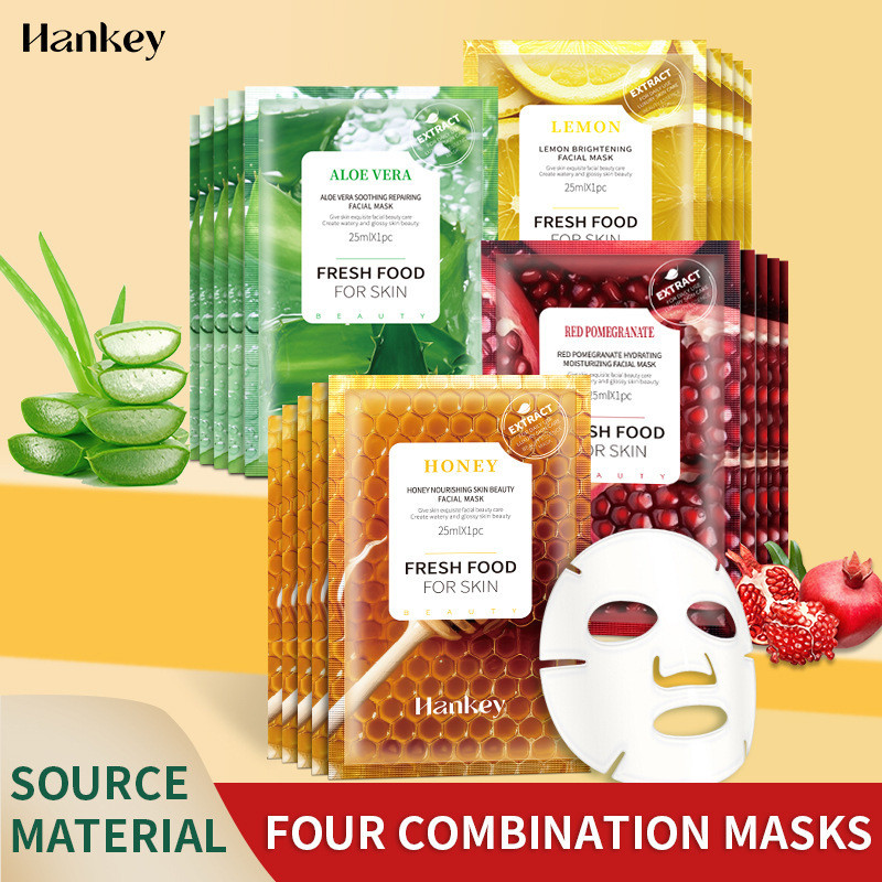 HANKEY Plant Fruit Mask ทามoisturizing มาส์กสำหรับใบหน้า