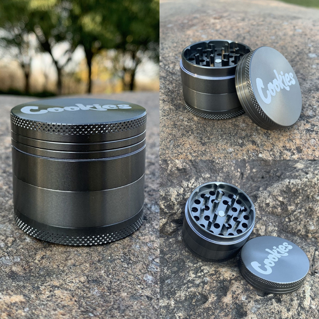 Cookies Grinders 💥พร้อมส่งทุกวัน💥 ที่บดสมุนไพร 50mm 4 ชั้น เครื่องบดสมุนไพร บดสมุนไพร