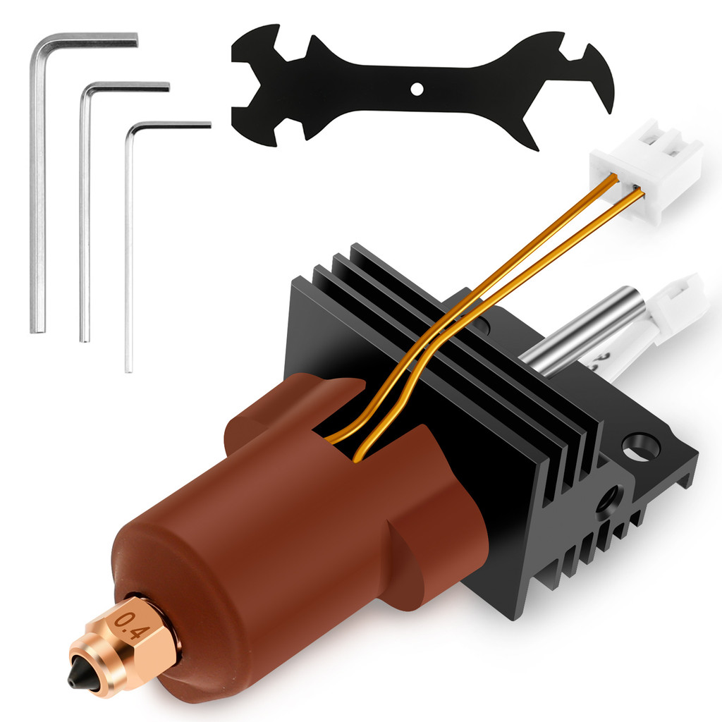 High Flow พิมพ์ Hotend Kit สําหรับ K1/K1 MAX/K1C เซรามิคความร้อนบล็อก Hotend ชุด SHOPQJC6402