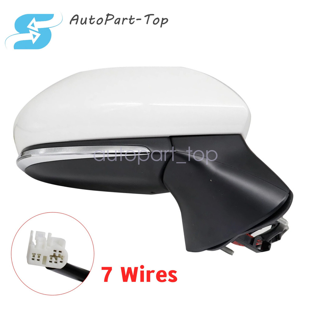 Fit สําหรับ 2018-2023 TOYOTA CAMRY กระจกมองข้างขวาพร้อมสัญญาณไฟเลี้ยวอุ่นพลังงาน BSM