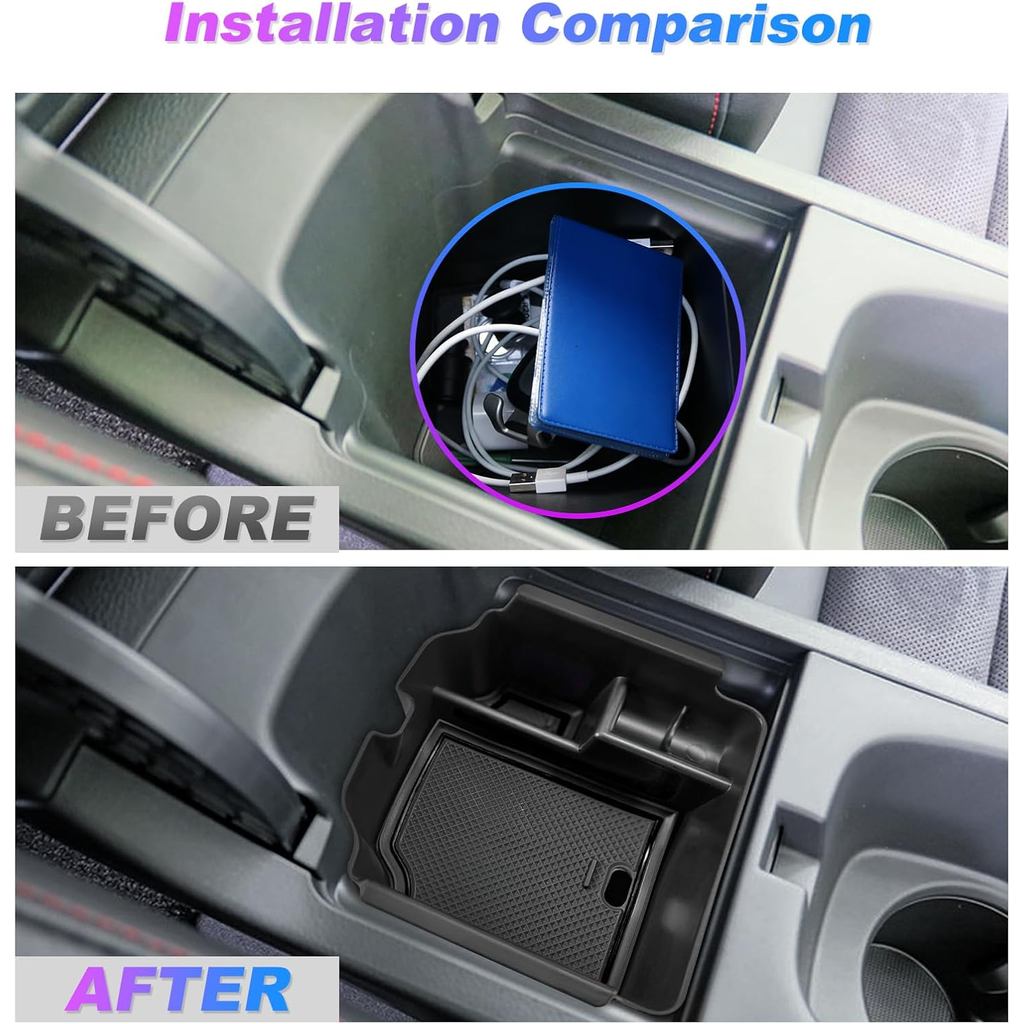 SXCY 2023-2025 Acura Integra 2022-2025 Civic Si Center Console Organizer Tray for Civic 11th Gen 202