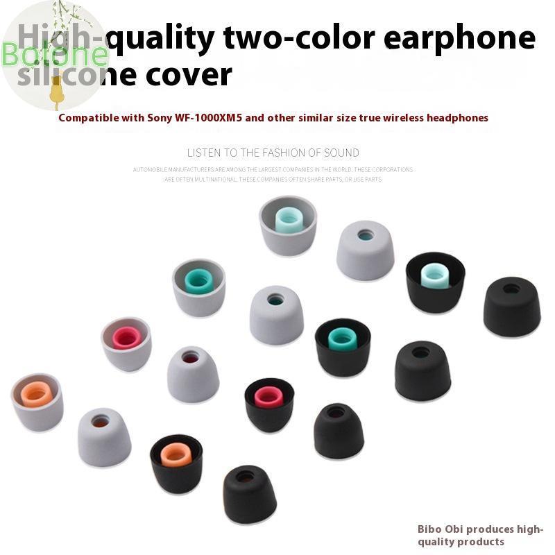 Bolone 6 ชิ้นหูฟังปลั๊กอุดหูซิลิโคนหูเคล็ดลับสําหรับ Sony WF-1000XM5 1000XM4 1000XM3 Oneplus Buds Z 