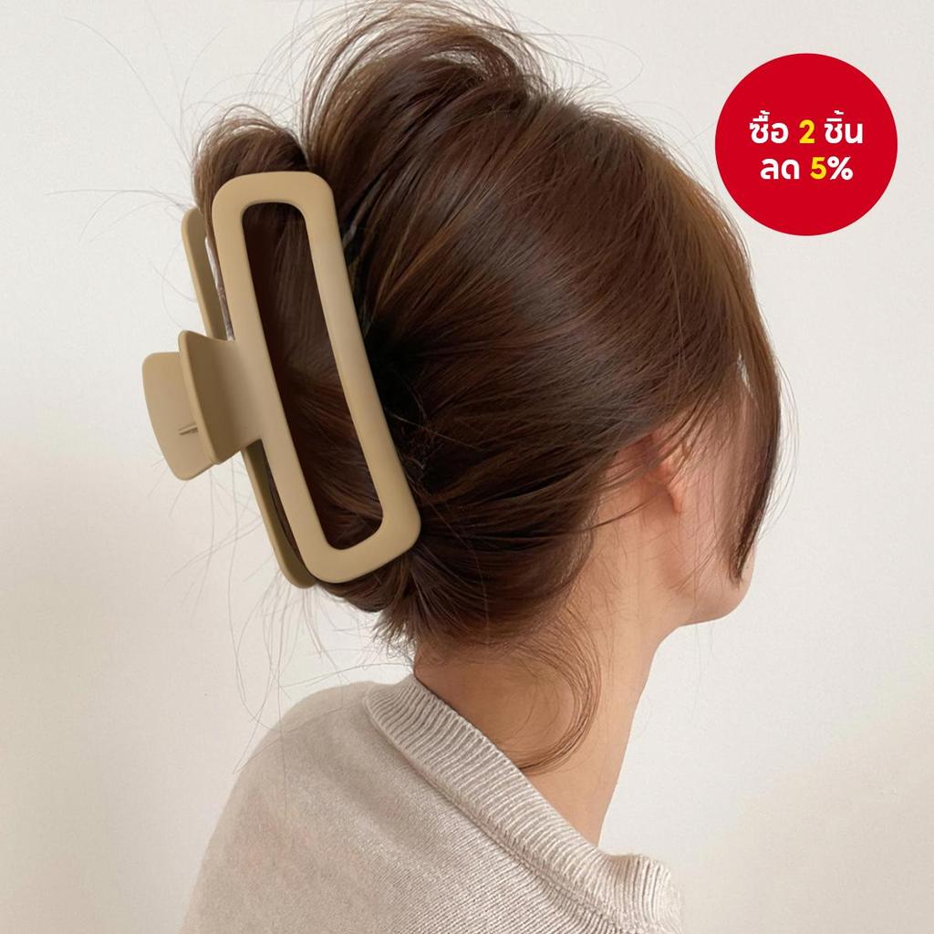 คลิปกรงเล็บผมทรงสี่เหลี่ยมด้าน - ที่วางหางม้าที่มีความซับซ้อนขนาดใหญ่สําหรับผู้หญิง | เครื่องประดับผมแบบหนา