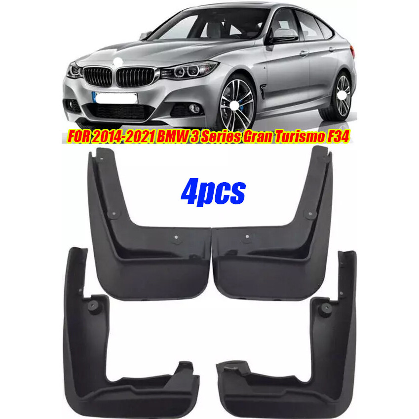 ชุด Splash Guards Mud Flaps Fender สําหรับ 2014-2021 BMW 3 Series Gran Turismo F34